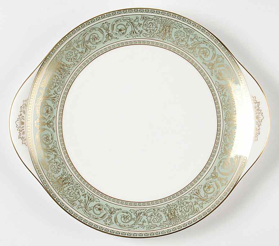 English Renaissance Handled Cake Plate by Royal Doulton-1