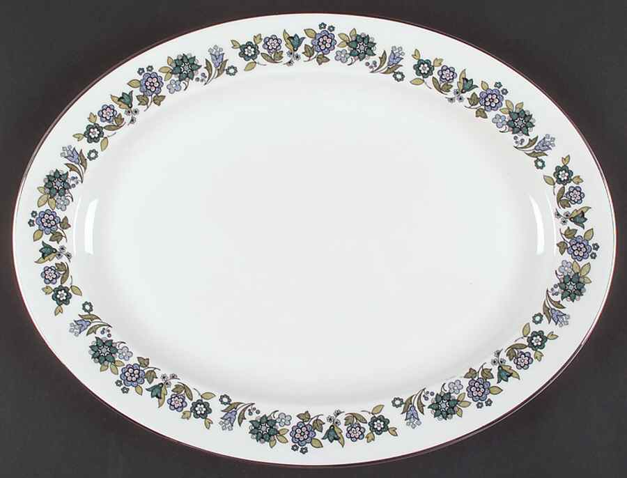 Esprit 16" Oval Serving Platter by Royal Doulton-1