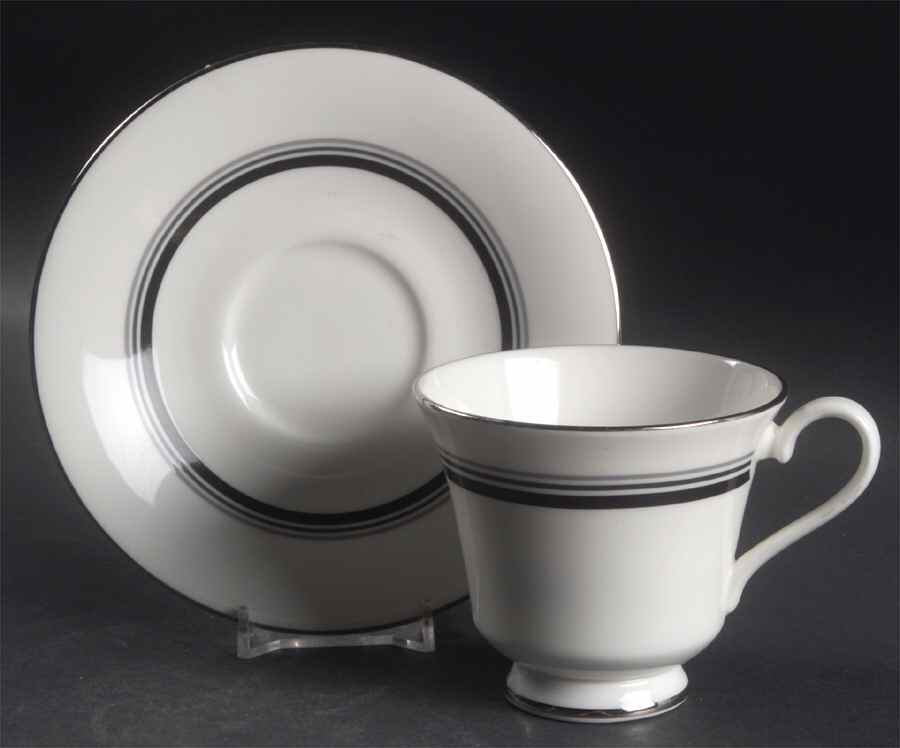 Eternity Flat Cup & Saucer Set by Royal Doulton-1
