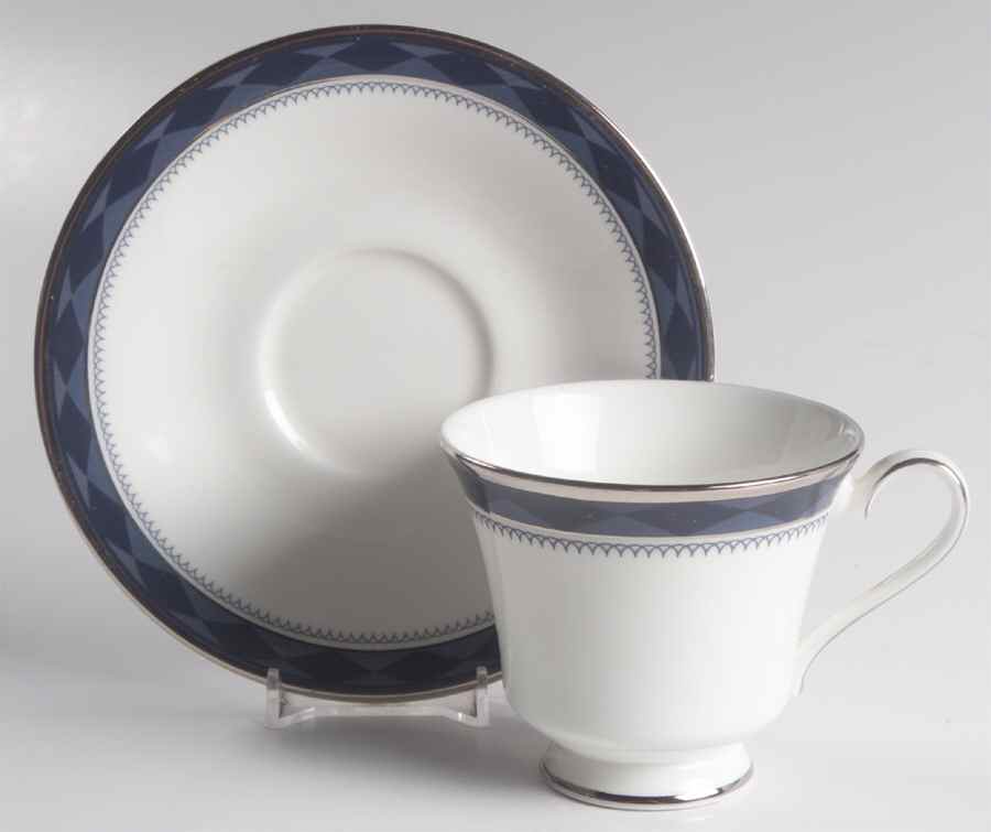 Eton Footed Cup & Saucer Set by Royal Doulton-1