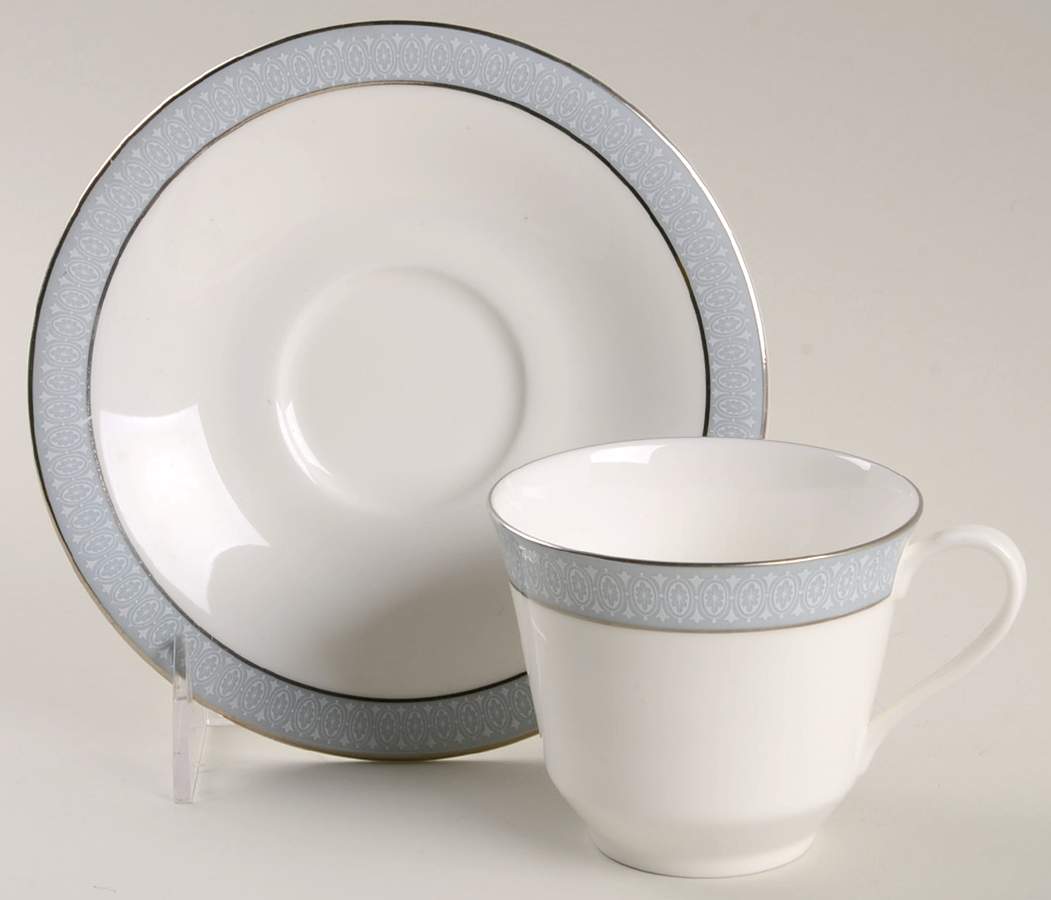 Etude Flat Cup & Saucer Set by Royal Doulton-1