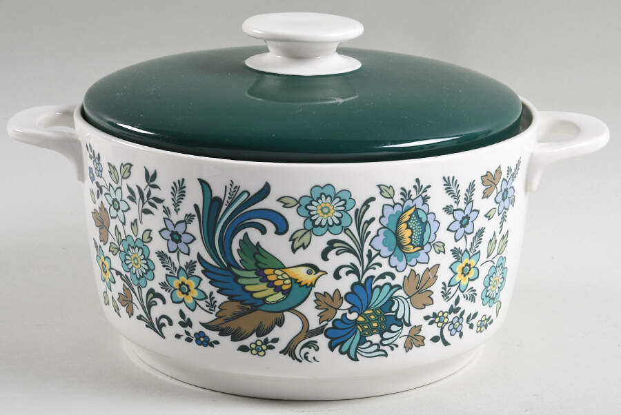 Everglades Medium Oven-to-Table Round Covered Casserole by Royal Doulton-1