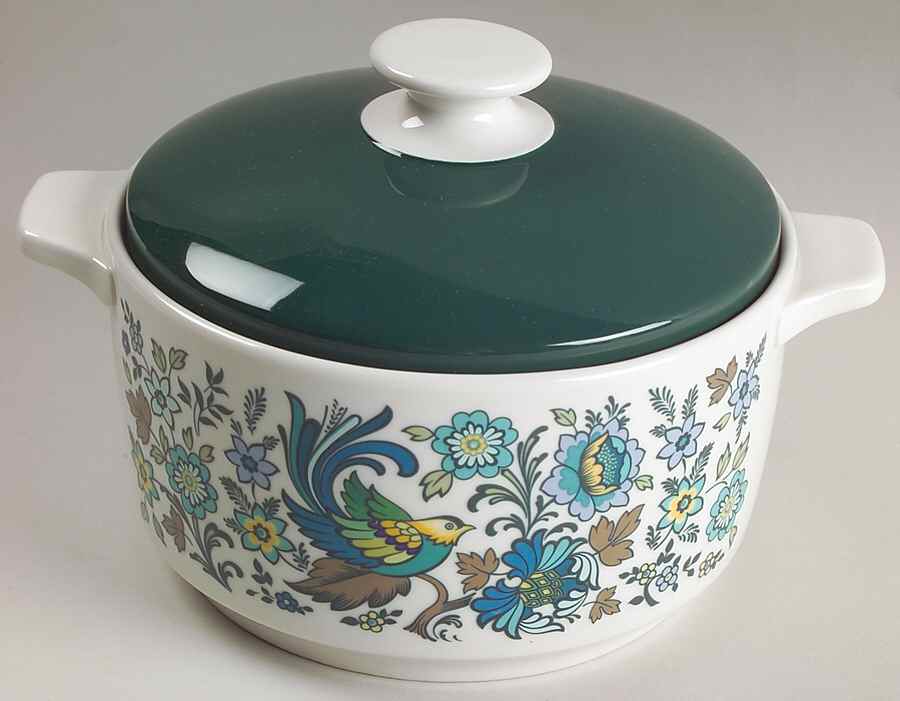 Everglades 1.5 Qt Round Covered Casserole by Royal Doulton-1
