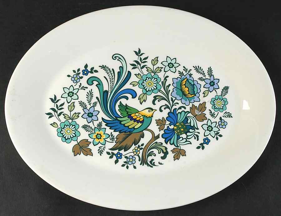 Everglades 13" Oval Serving Platter by Royal Doulton-1