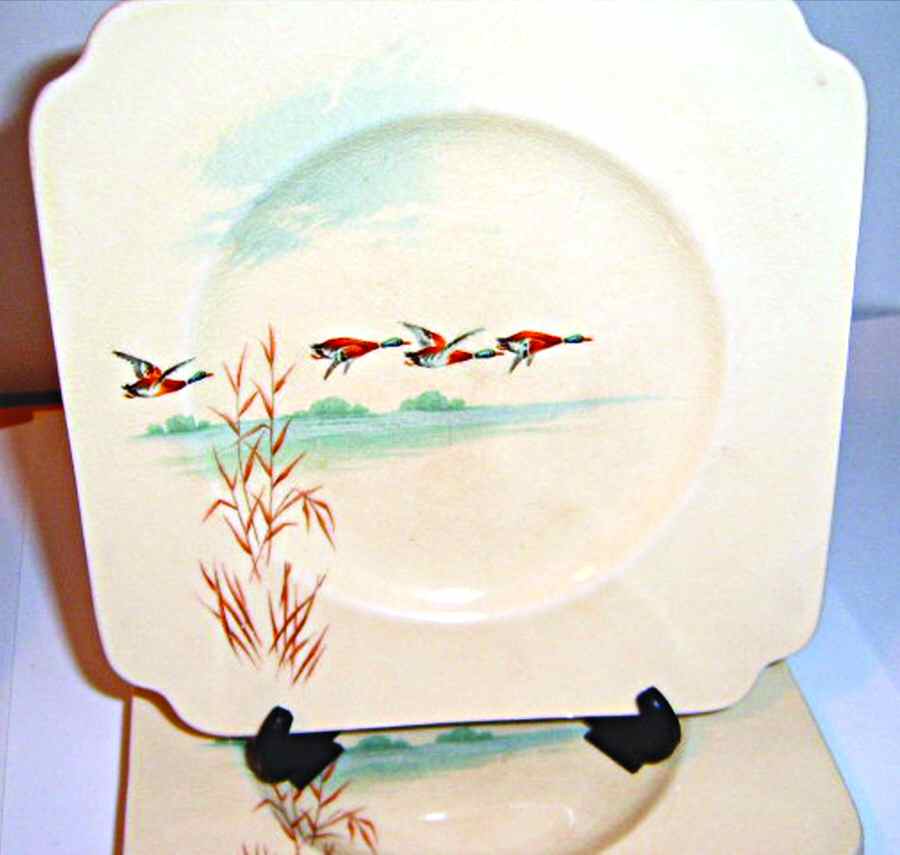 Fenland Square Bread & Butter Plate by Royal Doulton-1