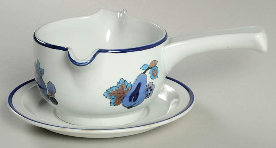 Festival Stick Handle Gravy Boat & Saucer by Royal Doulton-1