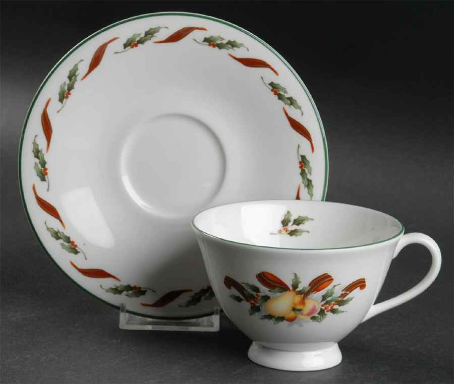 Festival Footed Cup & Saucer Set by Royal Doulton-1