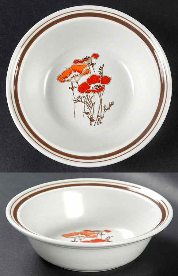 Fieldflower Rim Fruit/Dessert (Sauce) Bowl by Royal Doulton-1