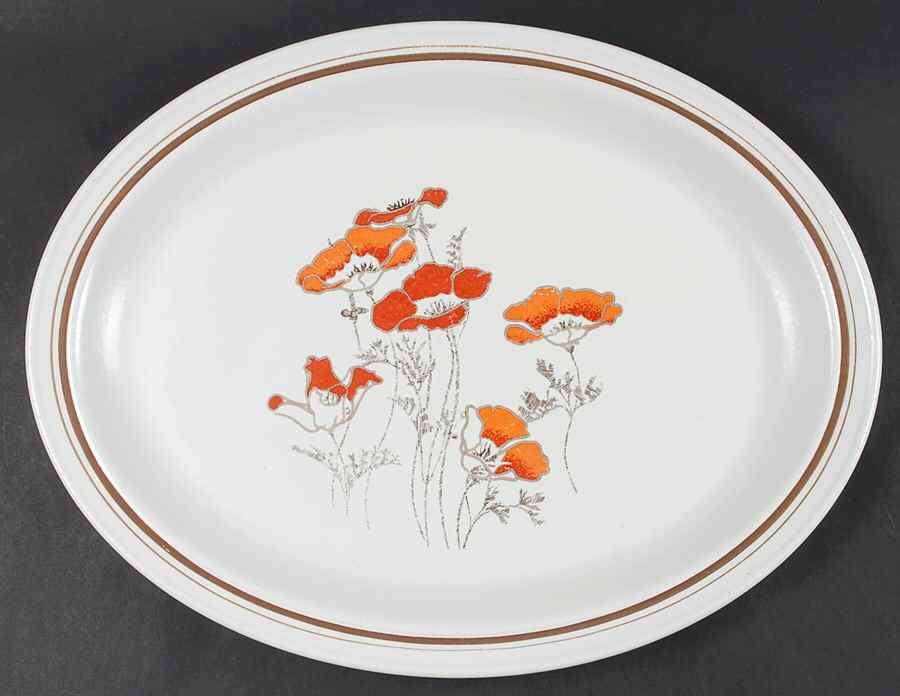 Fieldflower 16" Oval Serving Platter by Royal Doulton-1