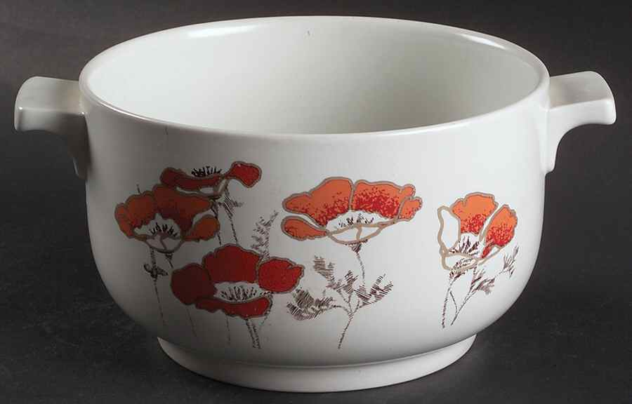Fieldflower 1.25 Qt Round Casserole No Lid by Royal Doulton-1
