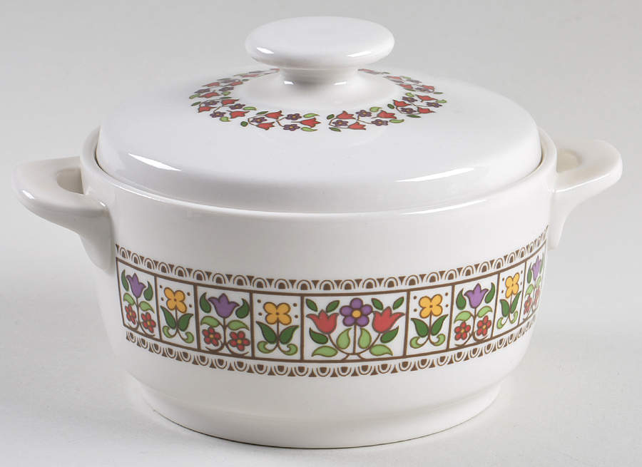 Fireglow Individual Casserole & Lid by Royal Doulton-1