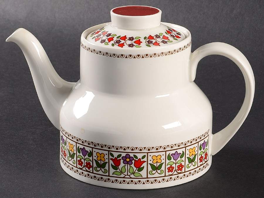 Fireglow Individual Teapot & Lid by Royal Doulton-1
