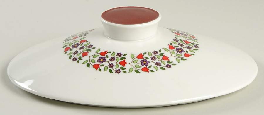 Fireglow Lid for 2 Quart Oval Covered Casserole by Royal Doulton-1