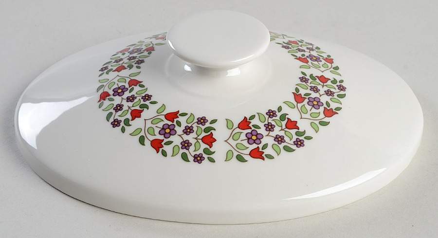 Fireglow Lid for 2 Quart Oval Covered Casserole by Royal Doulton-1