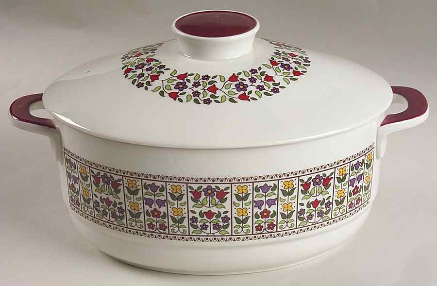 Fireglow 2 Quart Oval Covered Casserole by Royal Doulton-1