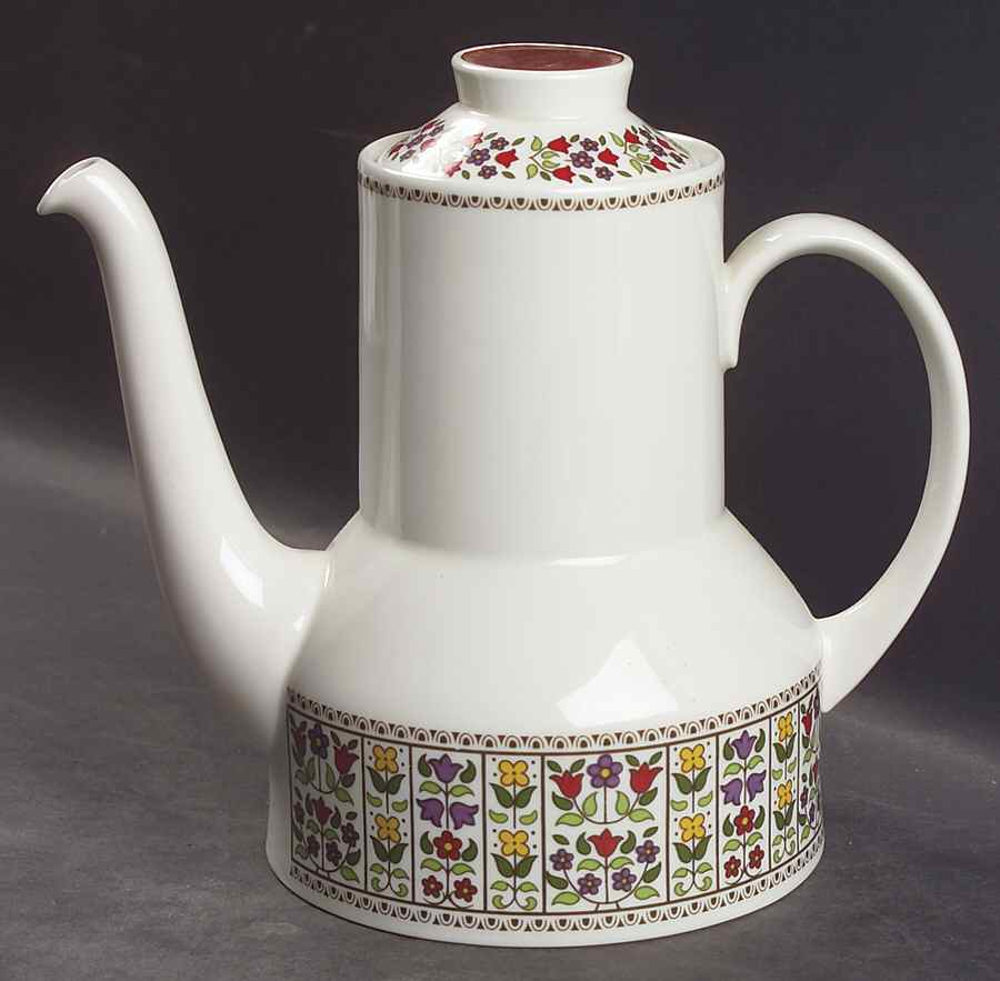 Fireglow Coffee Pot & Lid by Royal Doulton-1