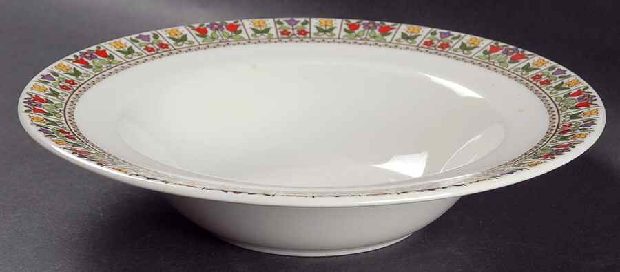 Fireglow Rim Soup Bowl by Royal Doulton-1