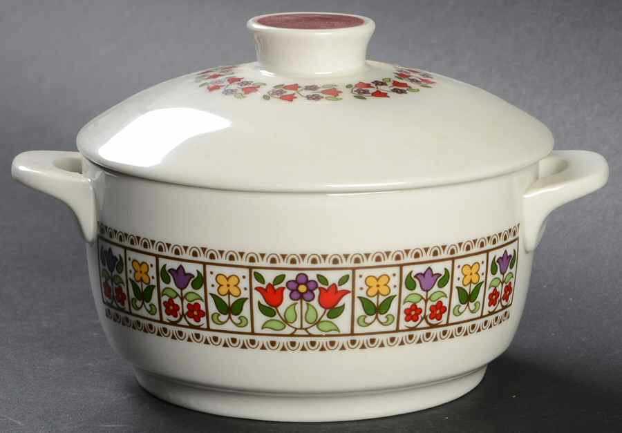 Fireglow Individual Casserole & Lid by Royal Doulton-1