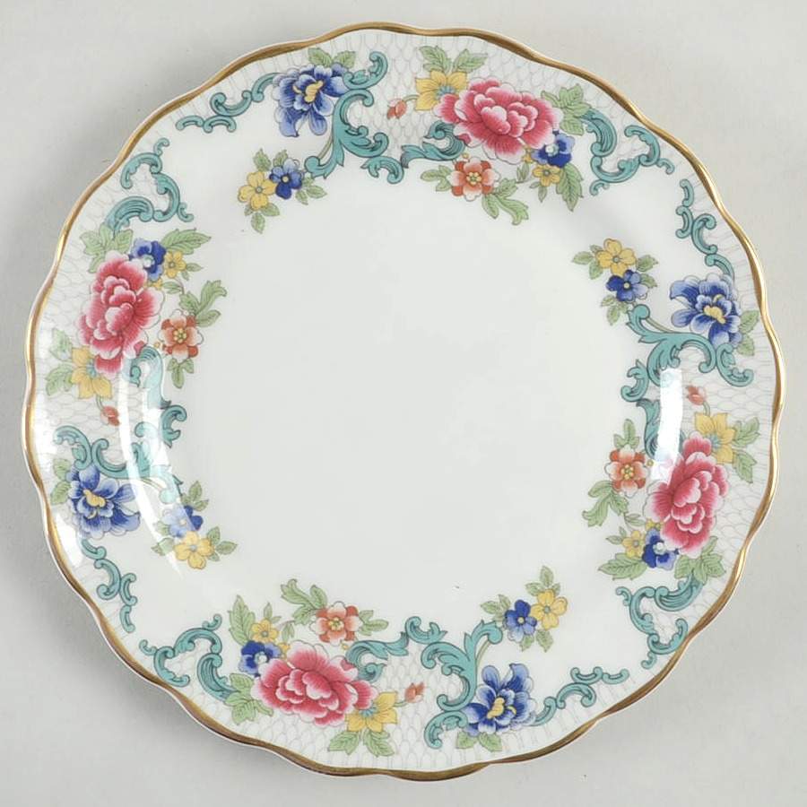Floradora Gold Bread & Butter Plate by Royal Doulton-1