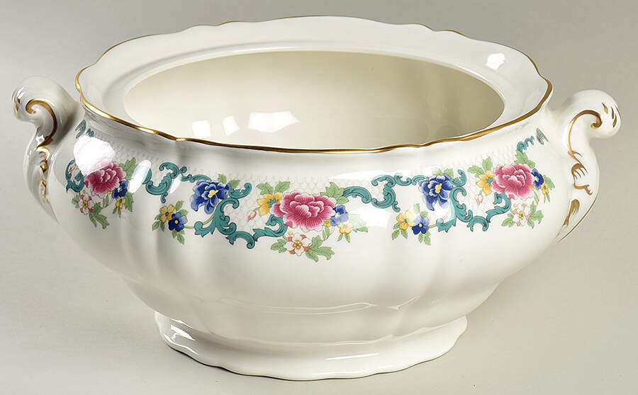Floradora Gold Tureen No Lid by Royal Doulton-1