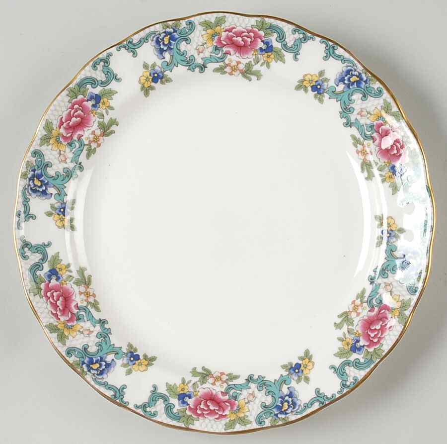 Floradora Gold Luncheon Plate by Royal Doulton-1