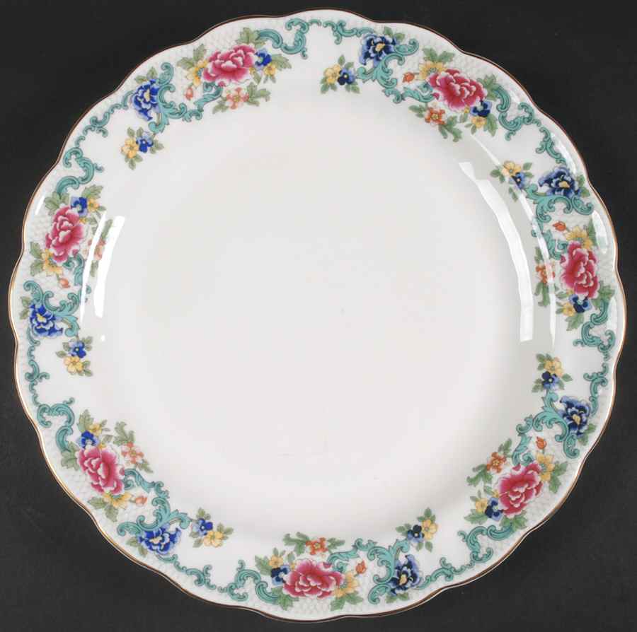 Floradora Gold 12" Chop Plate (Round Platter) by Royal Doulton-1