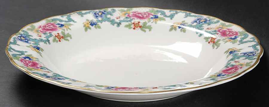 Floradora Gold Large Rim Soup Bowl by Royal Doulton-1