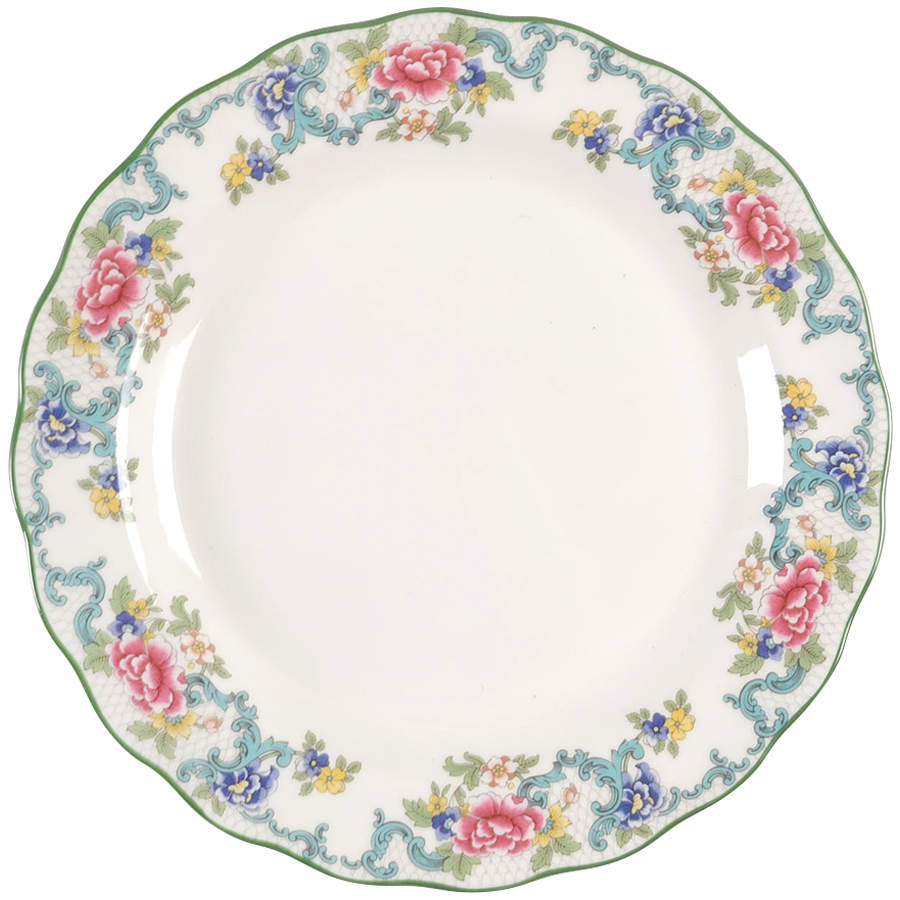 Floradora Green Dinner Plate by Royal Doulton-1