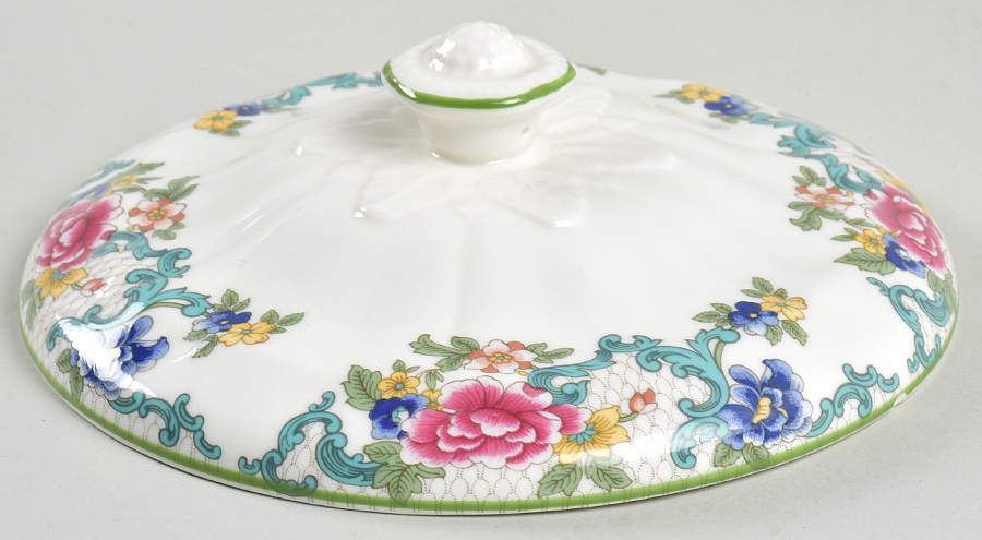Floradora Green Lid for Round Vegetable by Royal Doulton-1