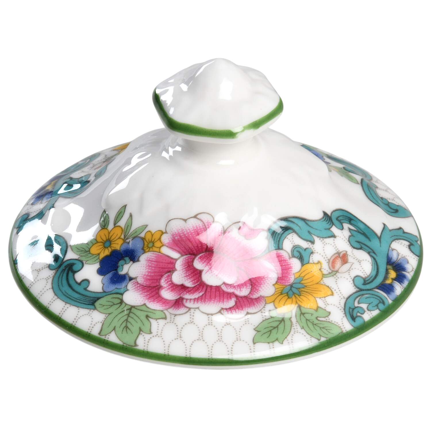 Floradora Green Lid for Sugar Bowl by Royal Doulton-1