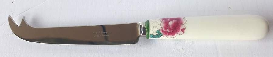 Floradora Green Cheese Knife with Stainless Blade by Royal Doulton-1