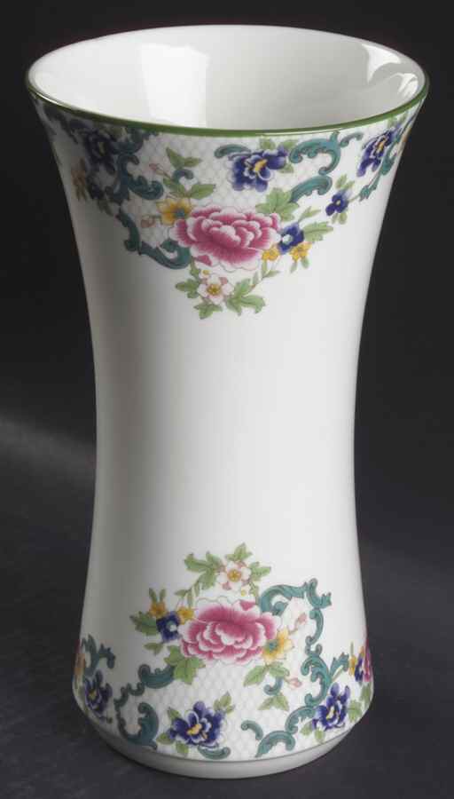 Floradora Green 9" Vase by Royal Doulton-1