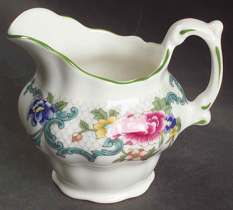 Floradora Green Creamer by Royal Doulton-1