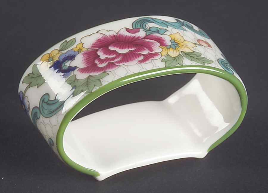 Floradora Green Napkin Ring by Royal Doulton-1