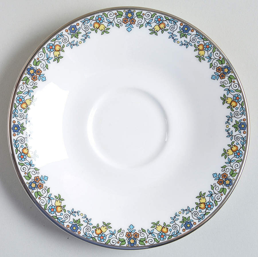Flowerlace Saucer by Royal Doulton-1