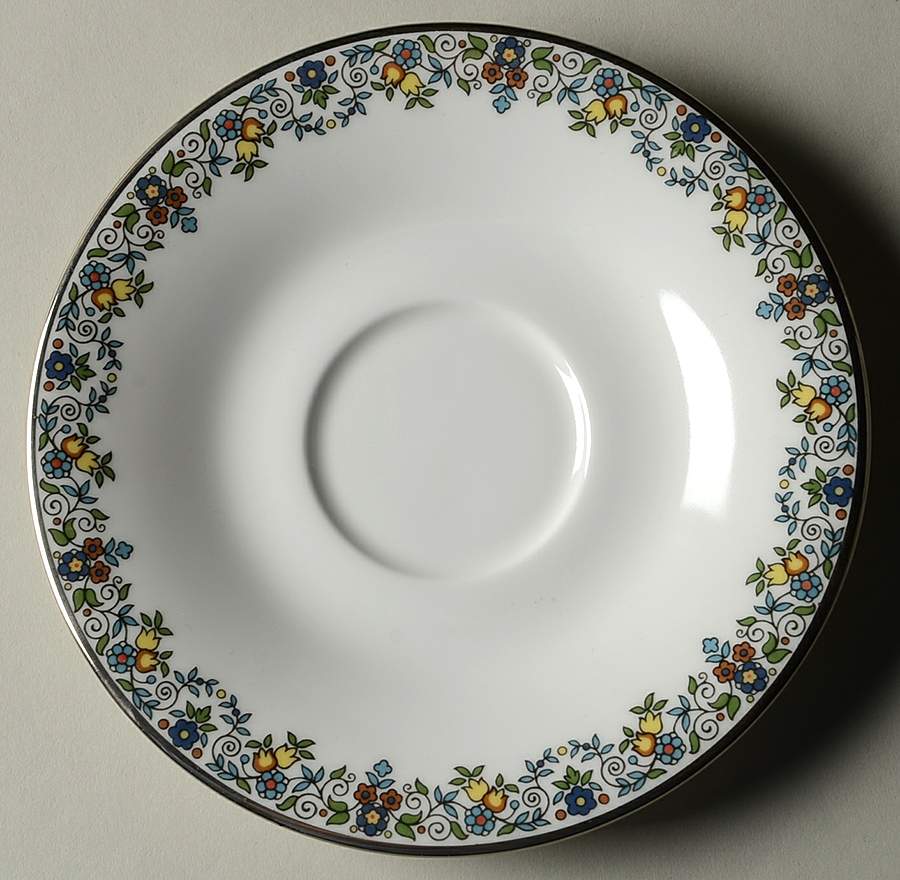 Flowerlace Saucer for Cream Soup Bowl by Royal Doulton-1