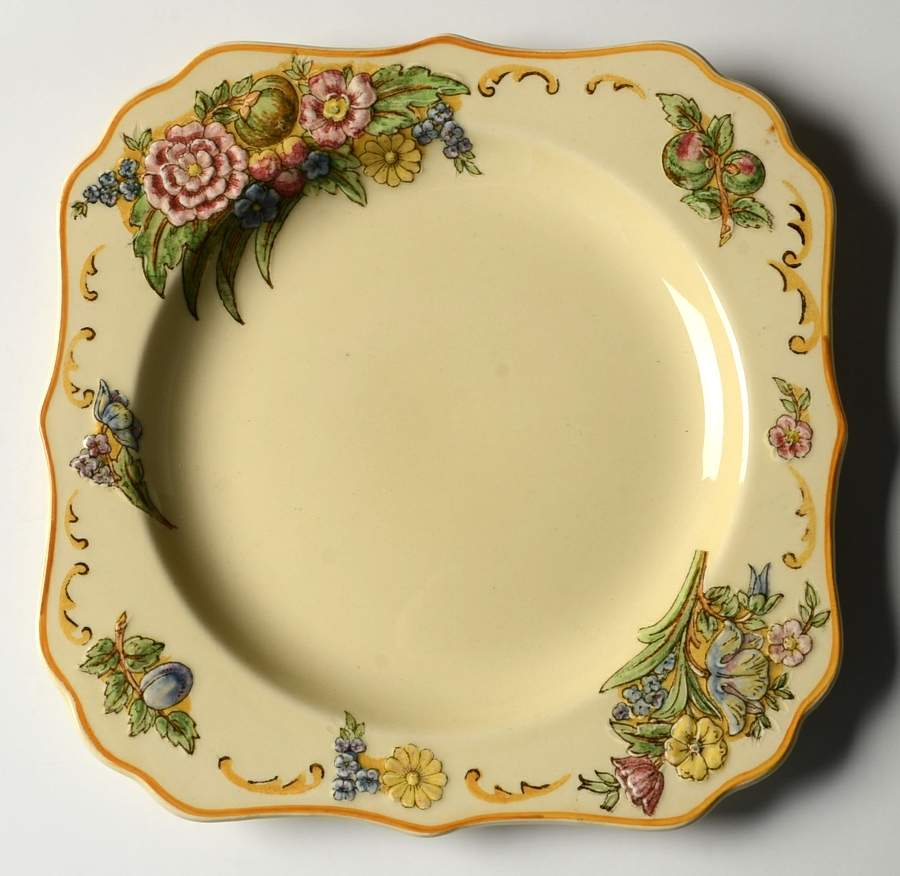 Floretta Square Salad Plate by Royal Doulton-1