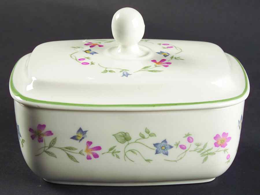 Florentina 1/4 Lb Covered Butter by Royal Doulton-1