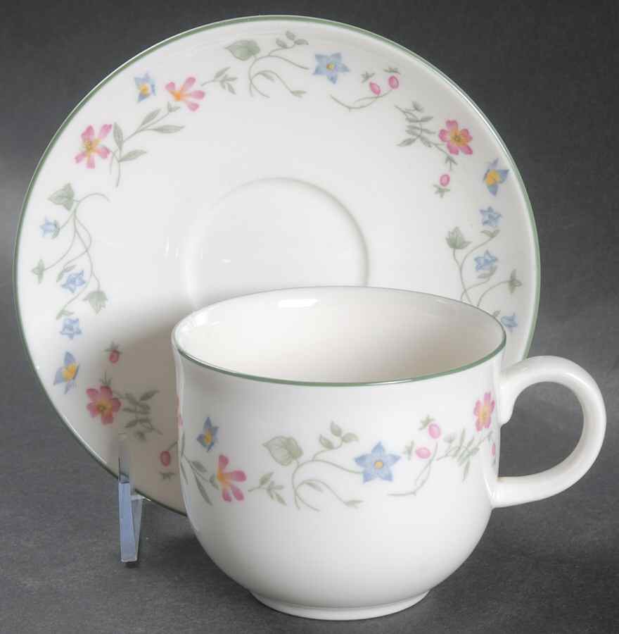 Florentina Flat Cup & Saucer Set by Royal Doulton-1