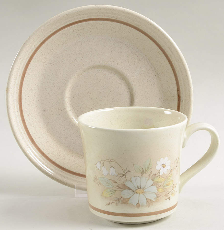 Florinda Flat Cup & Saucer Set by Royal Doulton-1