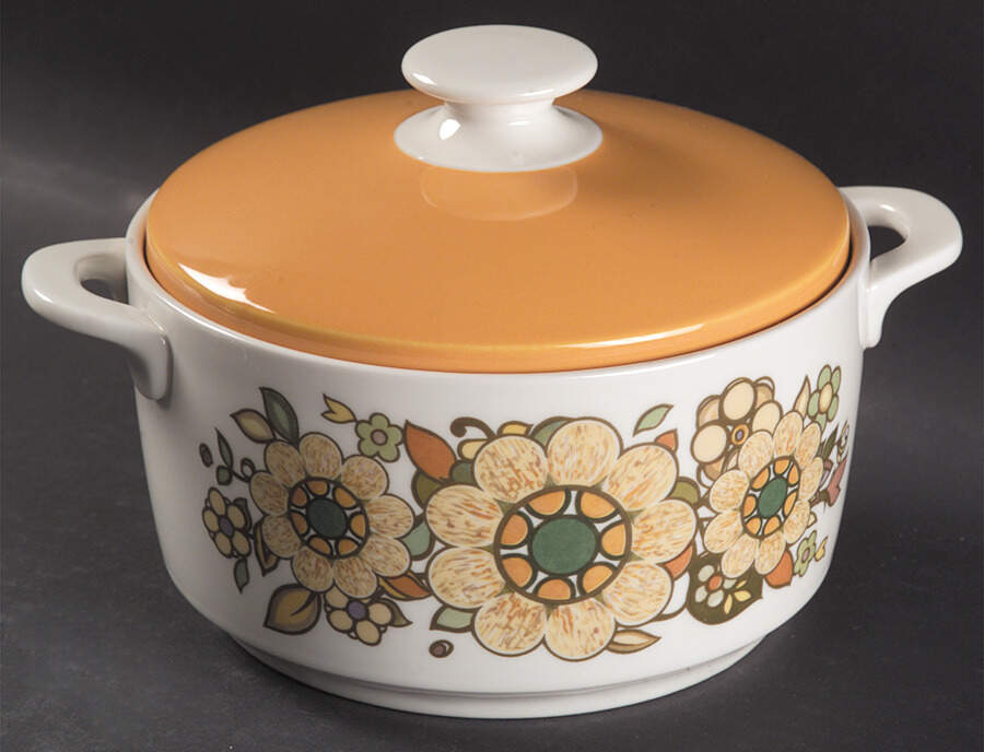 Forest Flower 1.25 Qt Round Covered Casserole by Royal Doulton-1