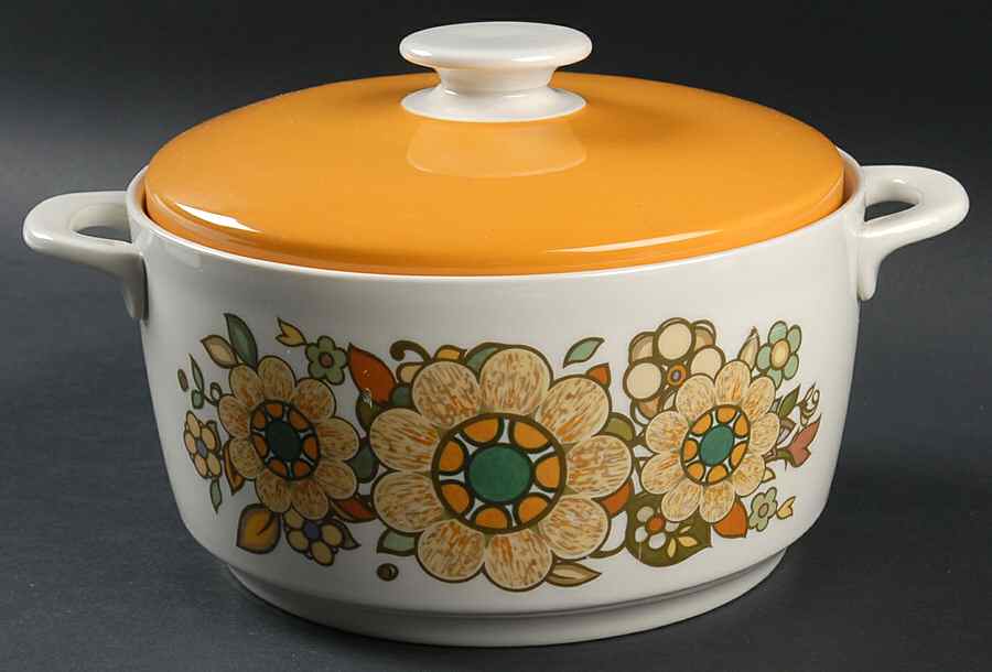 Forest Flower 2 Qt Round Covered Casserole by Royal Doulton-1