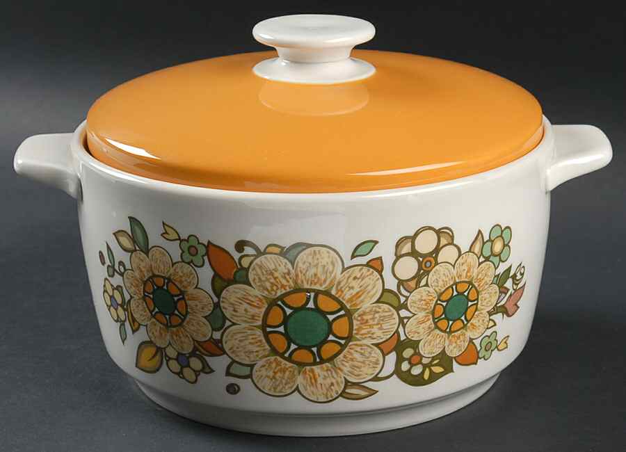 Forest Flower 2 Qt Round Covered Casserole by Royal Doulton-1