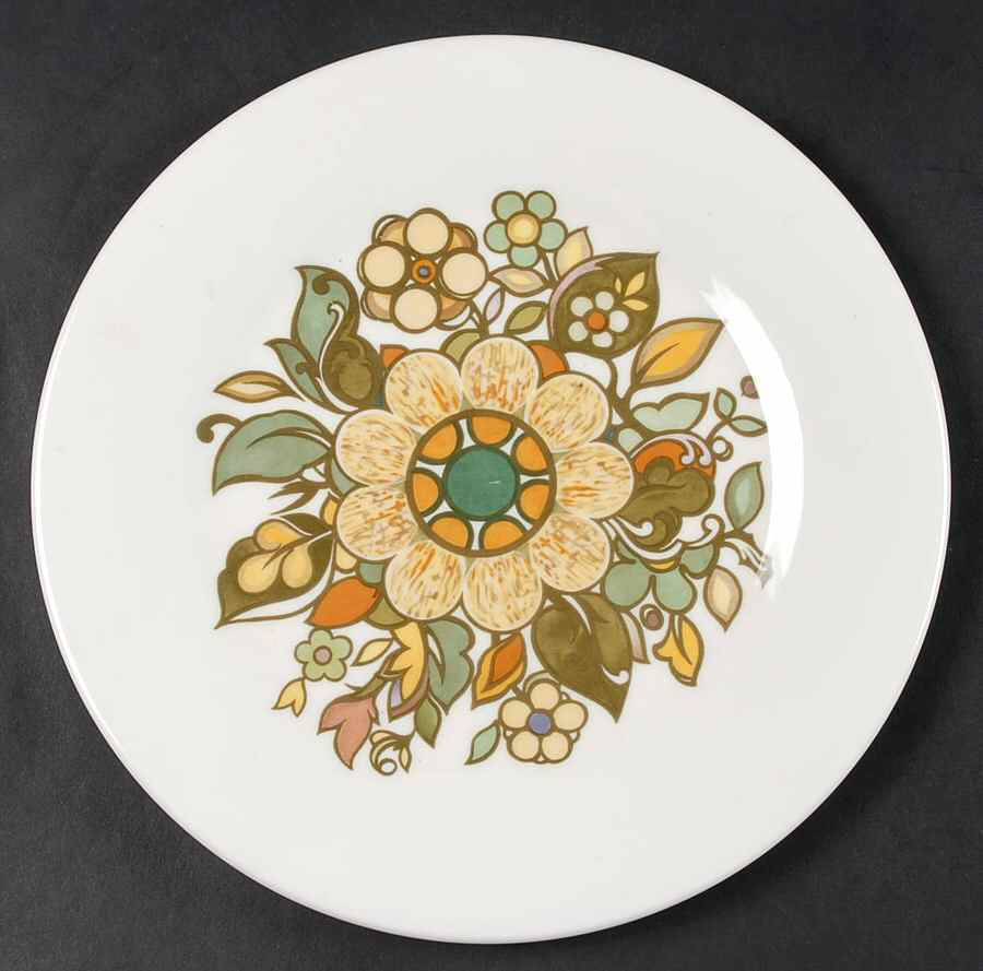 Forest Flower Luncheon Plate by Royal Doulton-1