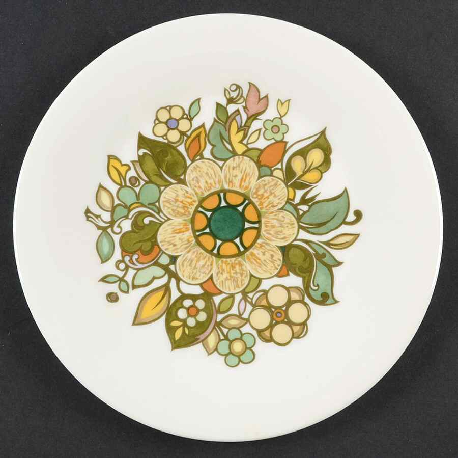 Forest Flower Salad Plate by Royal Doulton-1