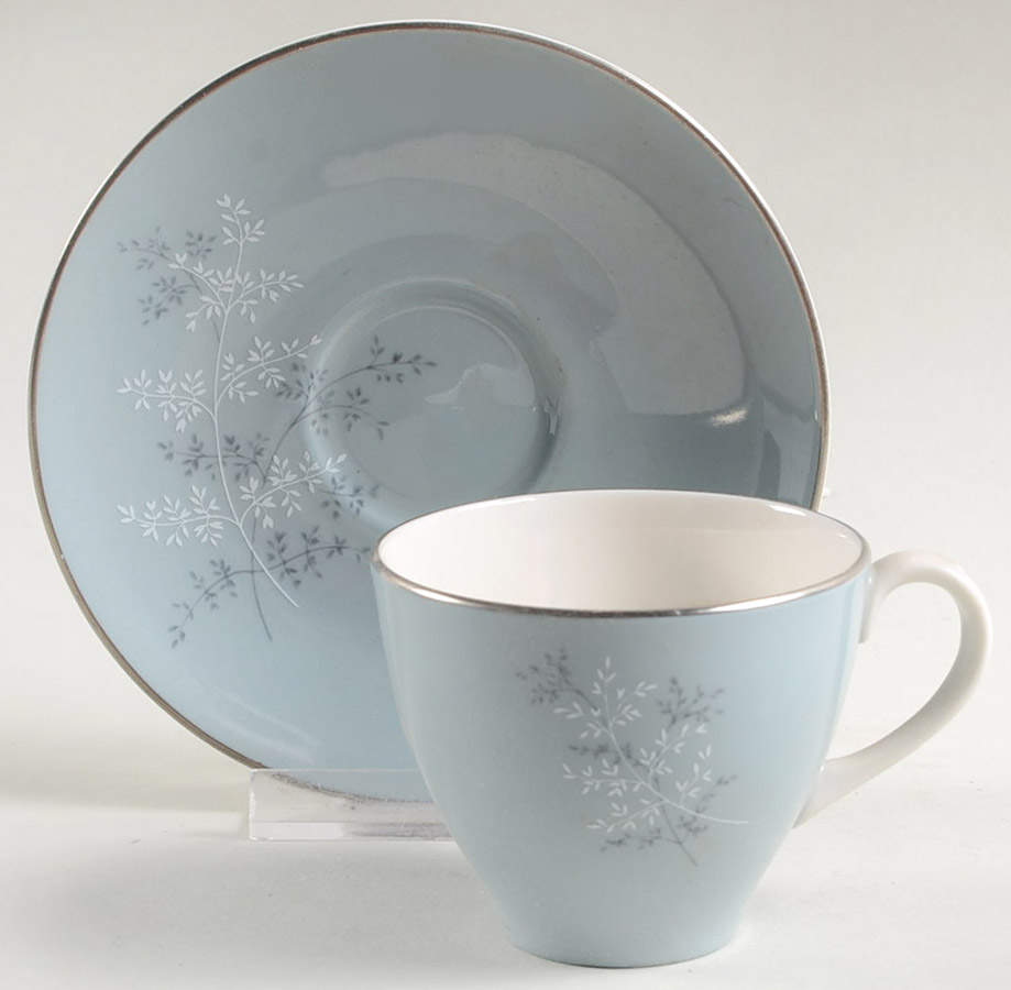 Forest Glade Flat Demitasse Cup & Saucer Set by Royal Doulton-1