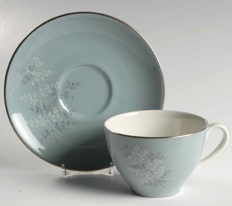 Forest Glade Flat Cup & Saucer Set by Royal Doulton-1