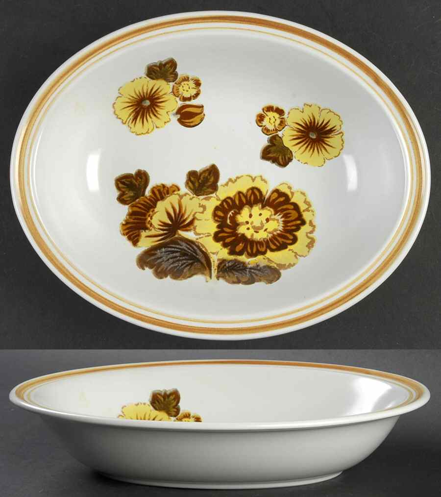 Forest Glen 10" Oval Vegetable Bowl by Royal Doulton-1