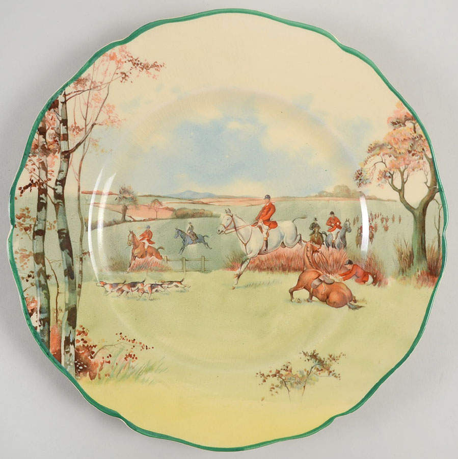 Fox Hunting A Luncheon Plate by Royal Doulton-1