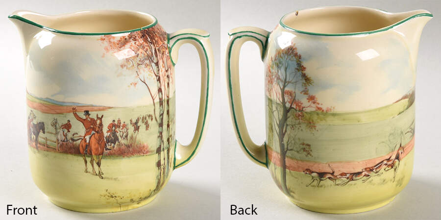 Fox Hunting A 16 Oz Pitcher by Royal Doulton-1